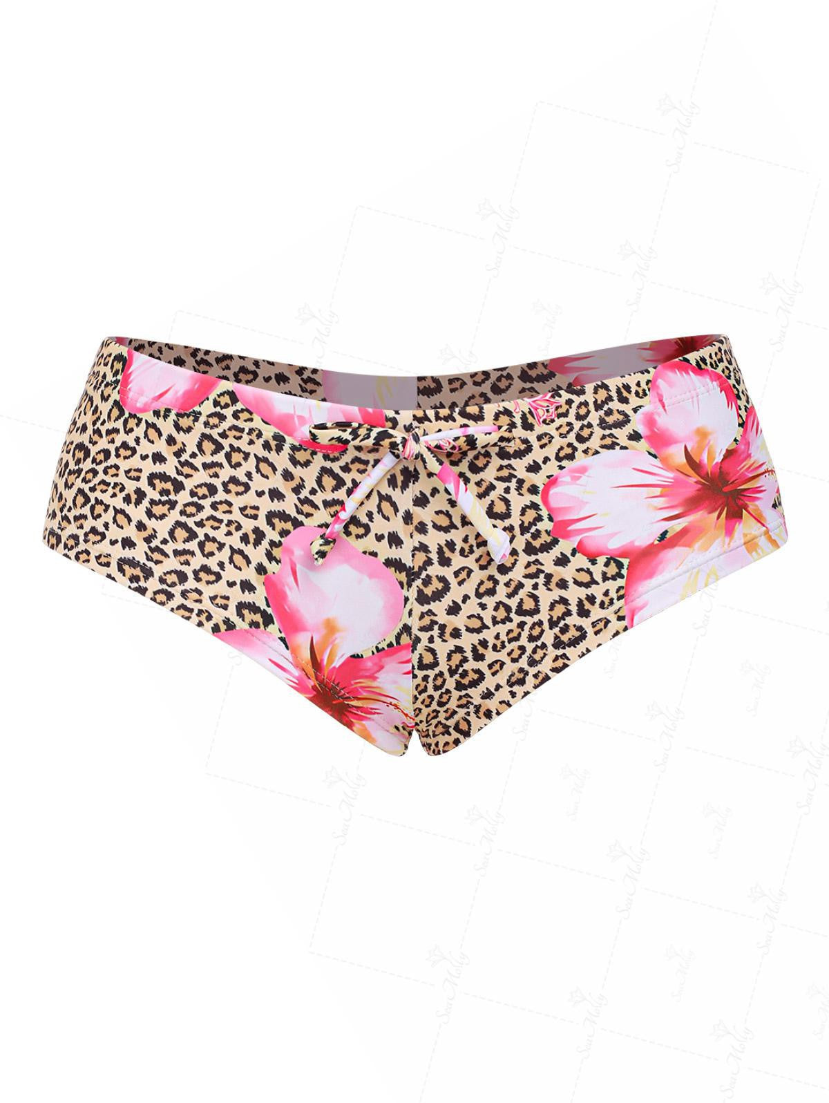 Alma | Bikini short con stampa selvaggia e floreale