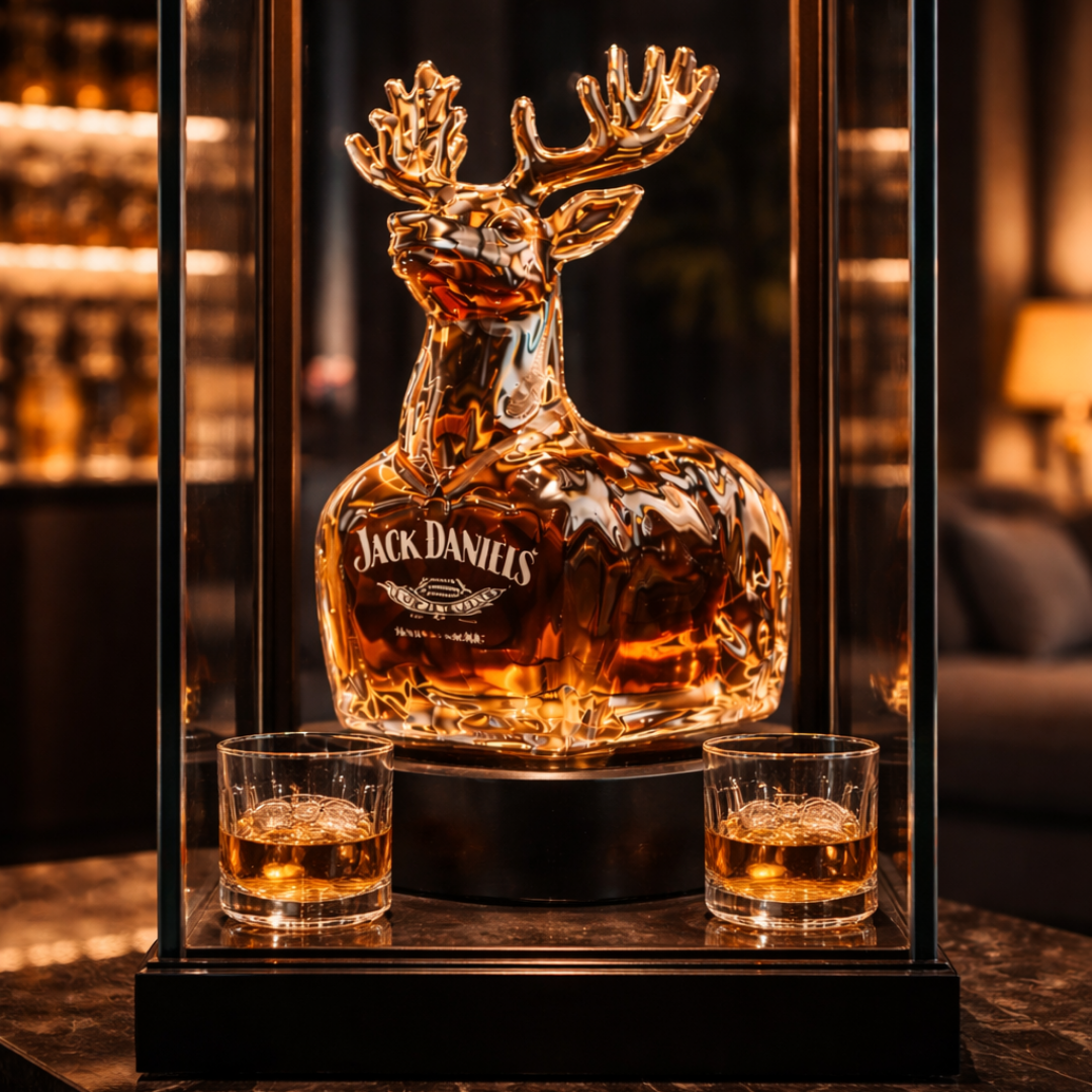 Jack Daniel's Whisky Bottle - Edizione Renna