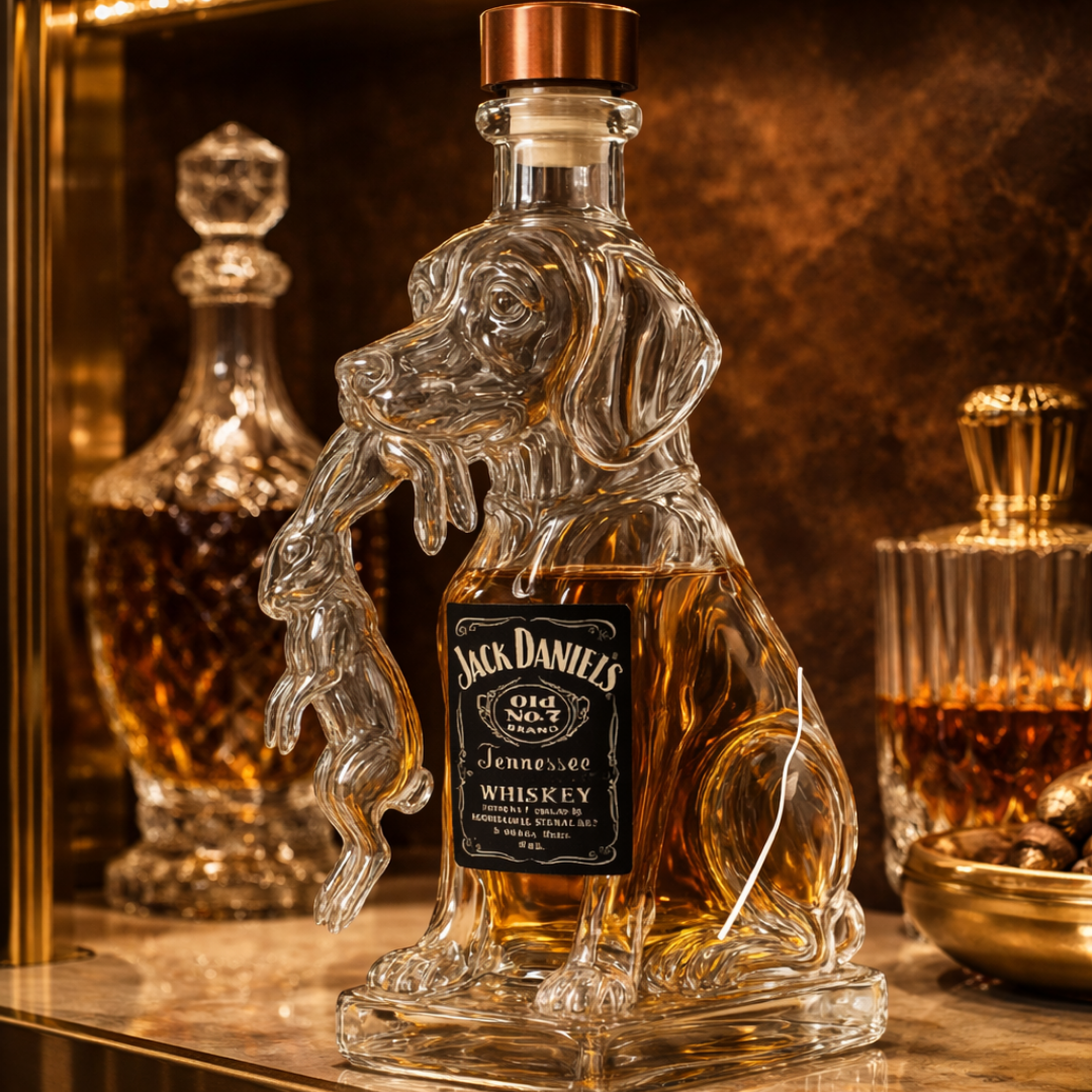 Bottiglia di Whiskey - Edizione Cane