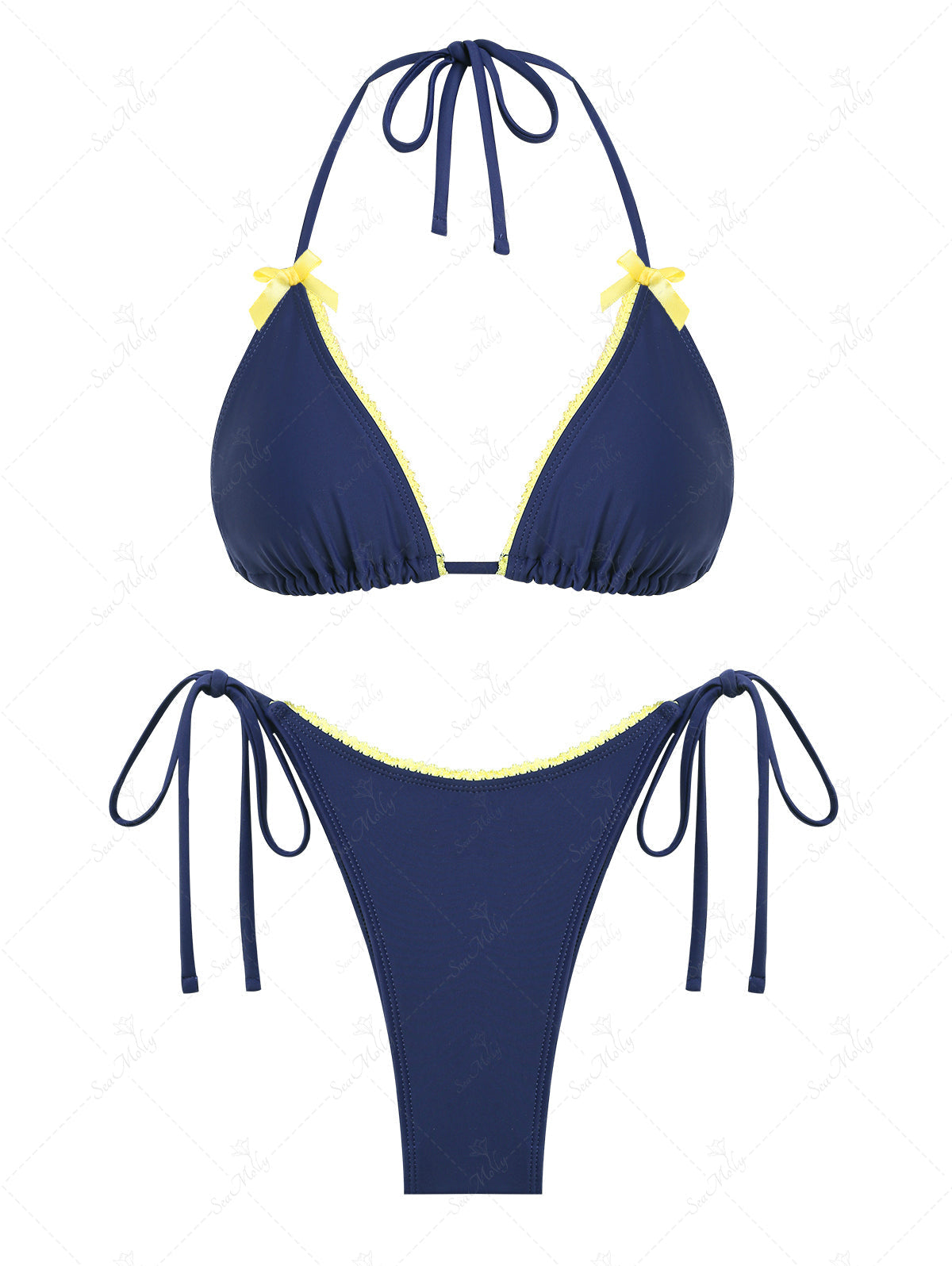 Diana | Bikini a triangolo con allacciatura al collo