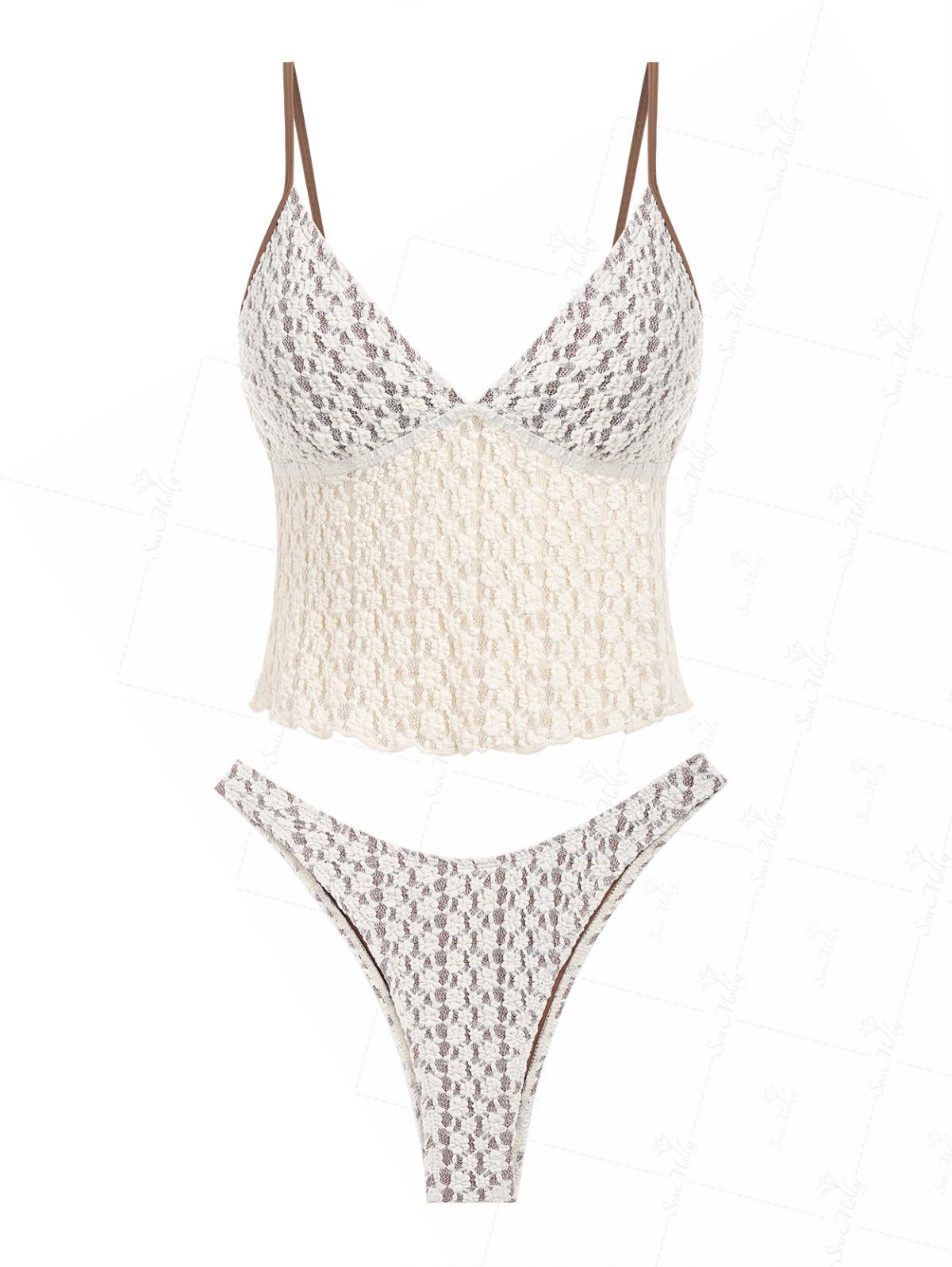 Zahara | Bikini completo con ricamo in pizzo