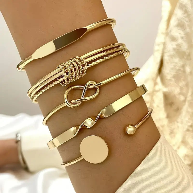 Set di bracciali Eleganza Annodata