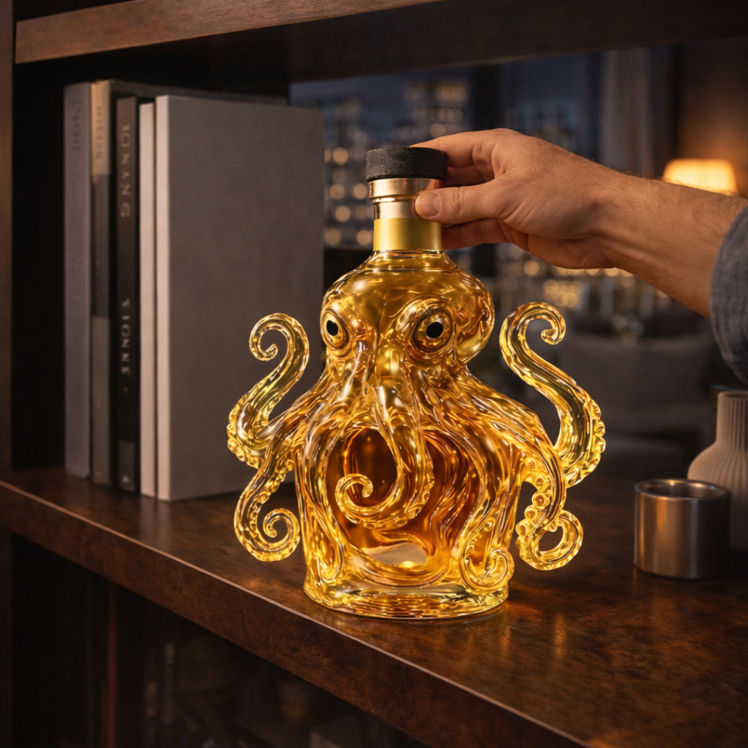 Bottiglia di Whisky - Edizione Polpo