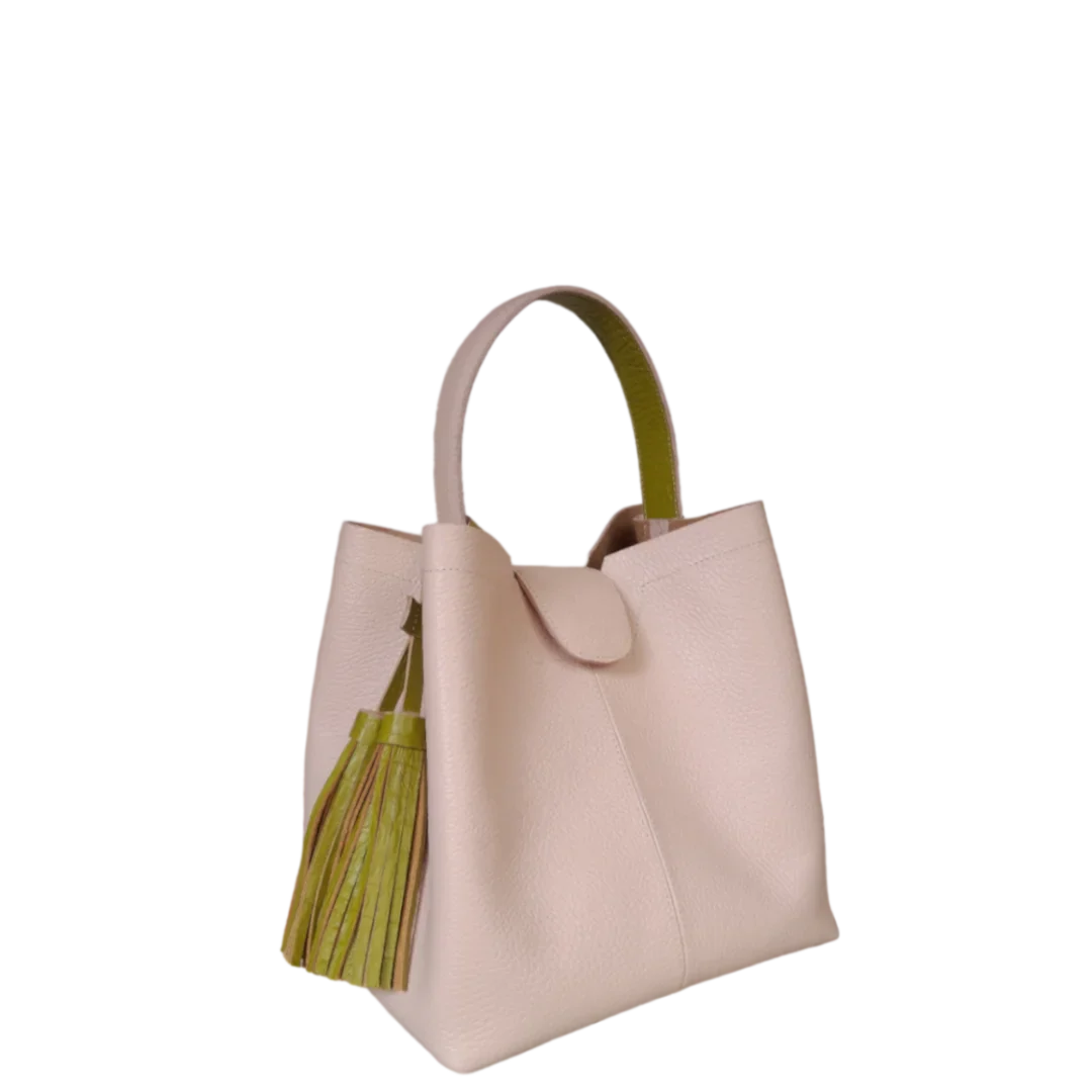 Lucia Nude Piccola Borsa in Pelle per Donne