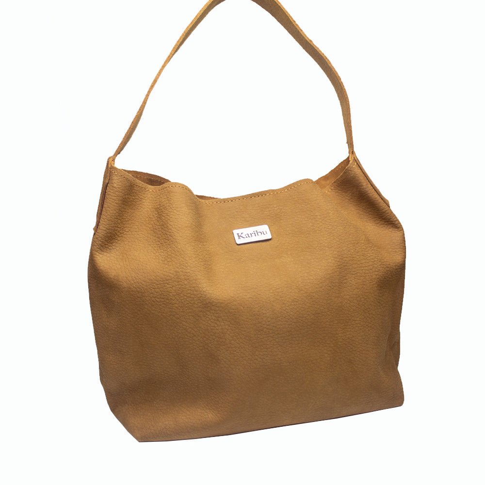Borsa in camoscio Dominique Caffè