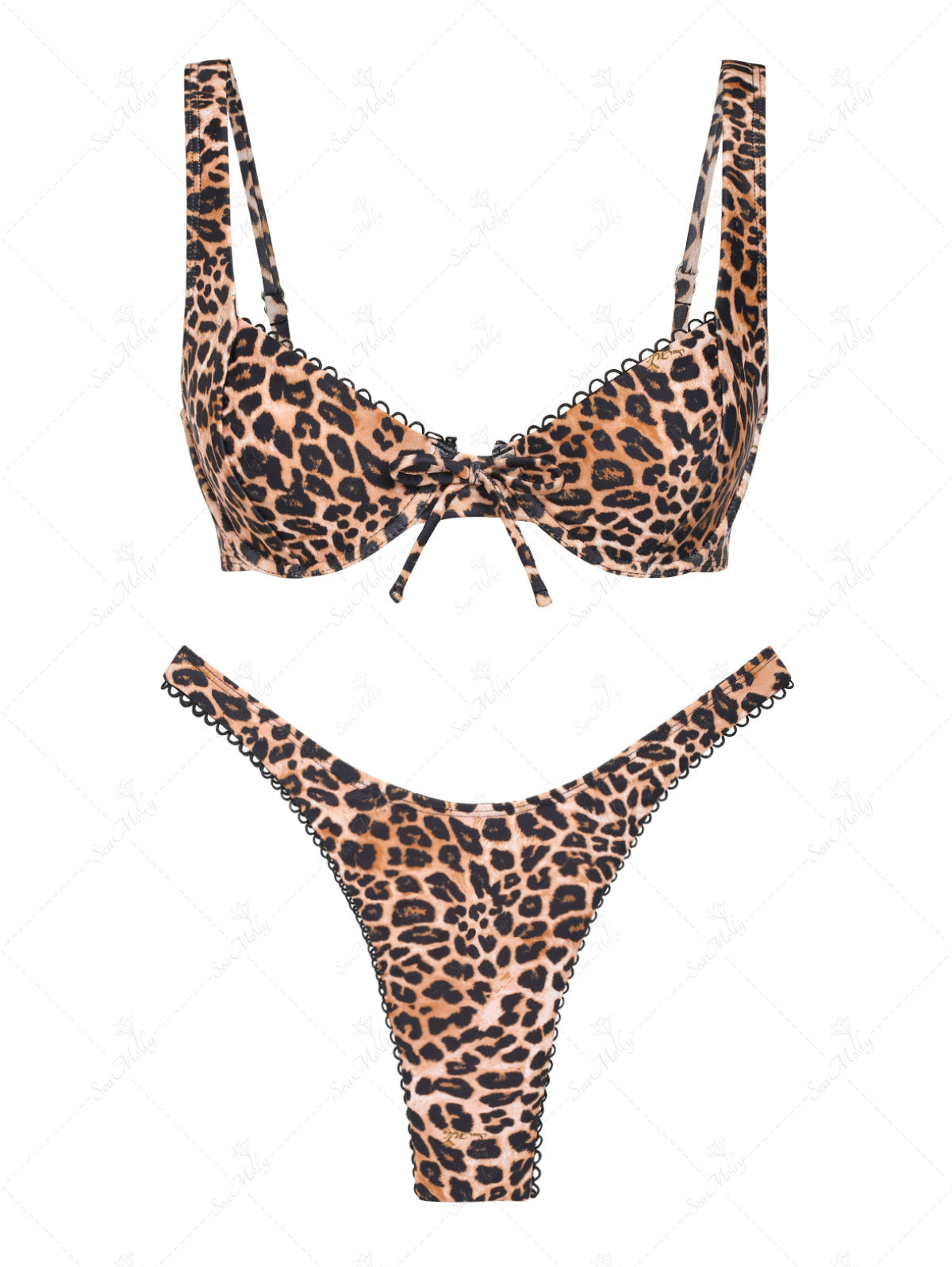 Chloe | Bikini a vita alta con ferretto