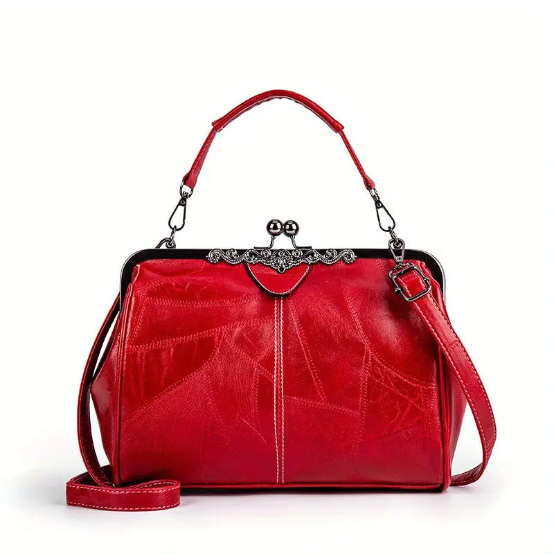 Borsa a tracolla geometrica in stile retrò di Liv