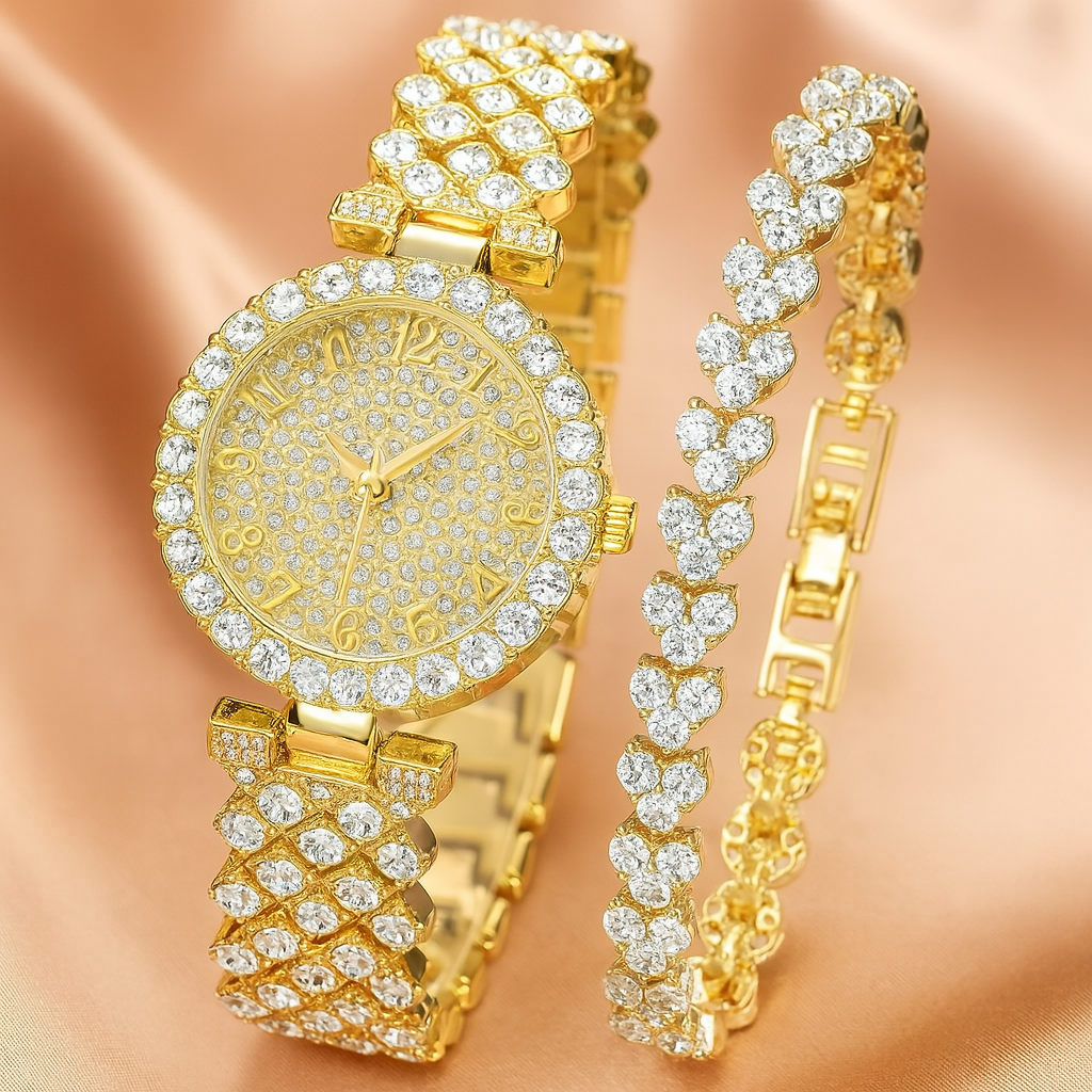 Set orologio e bracciale Luxe Radiance