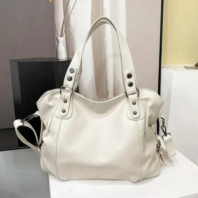 Elegante e multifunzionale borsa in pelle
