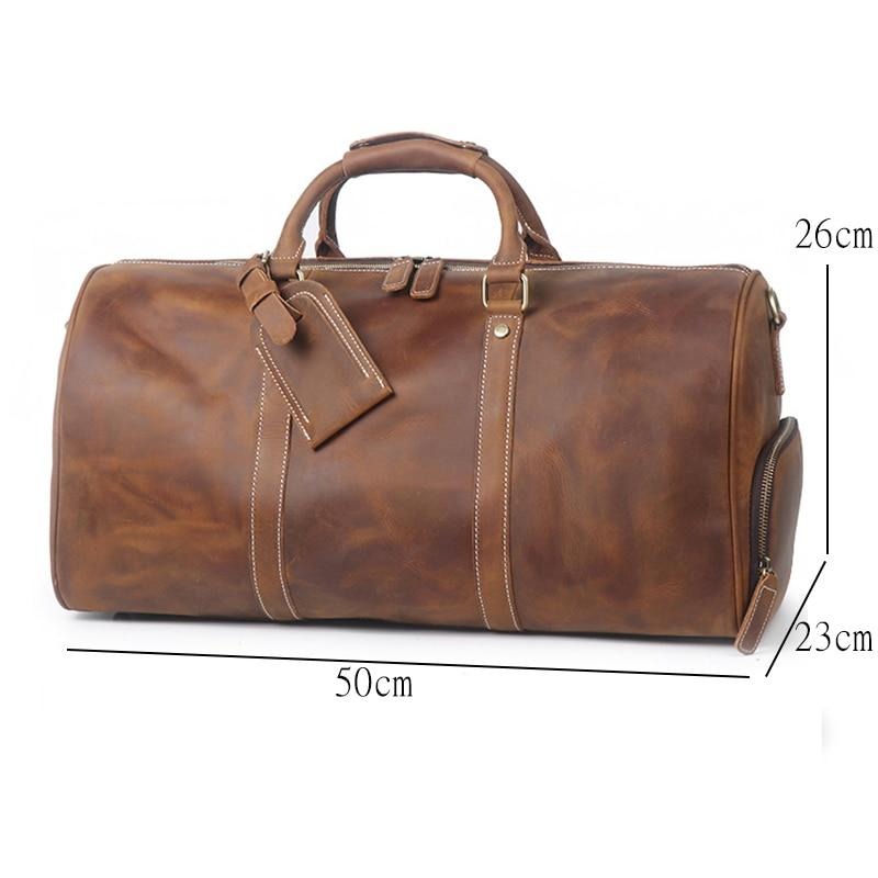 Borsa da viaggio in pelle autentica