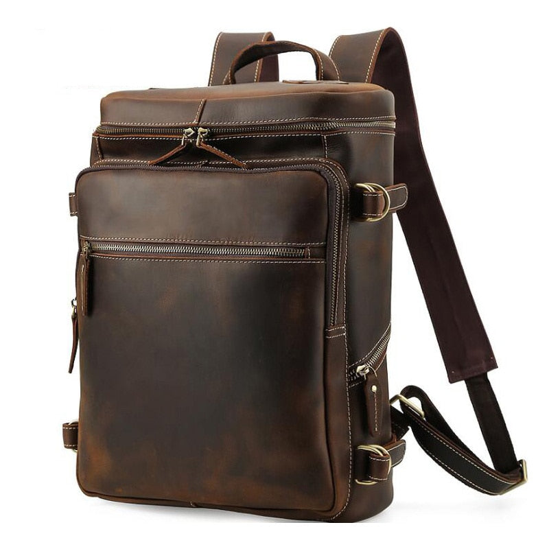 Zaino in pelle vintage