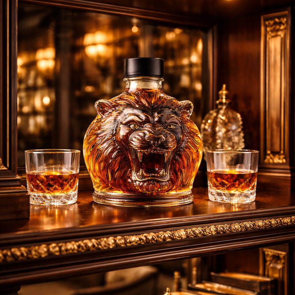 Bottiglia di Whiskey - Edizione Leone