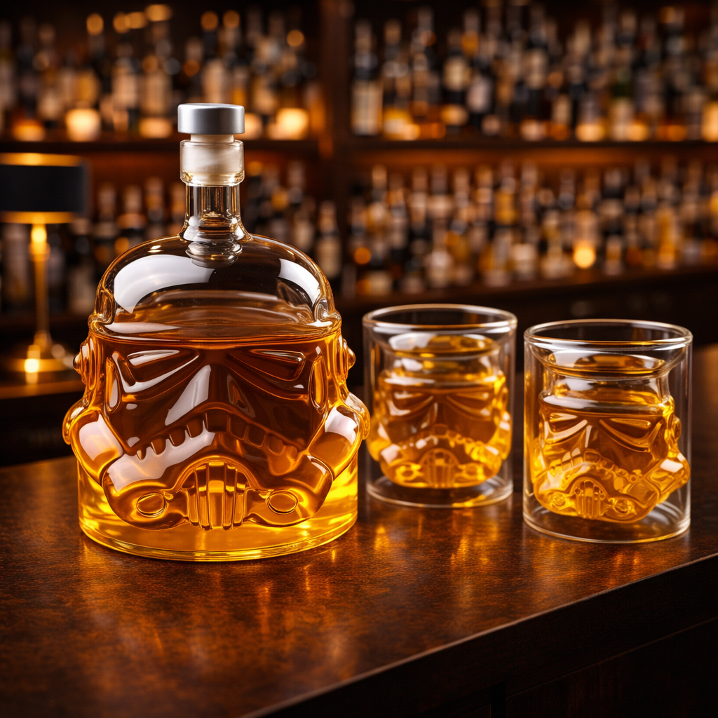 Bottiglia di Whisky - Edizione Set Bottiglia e Bicchiere