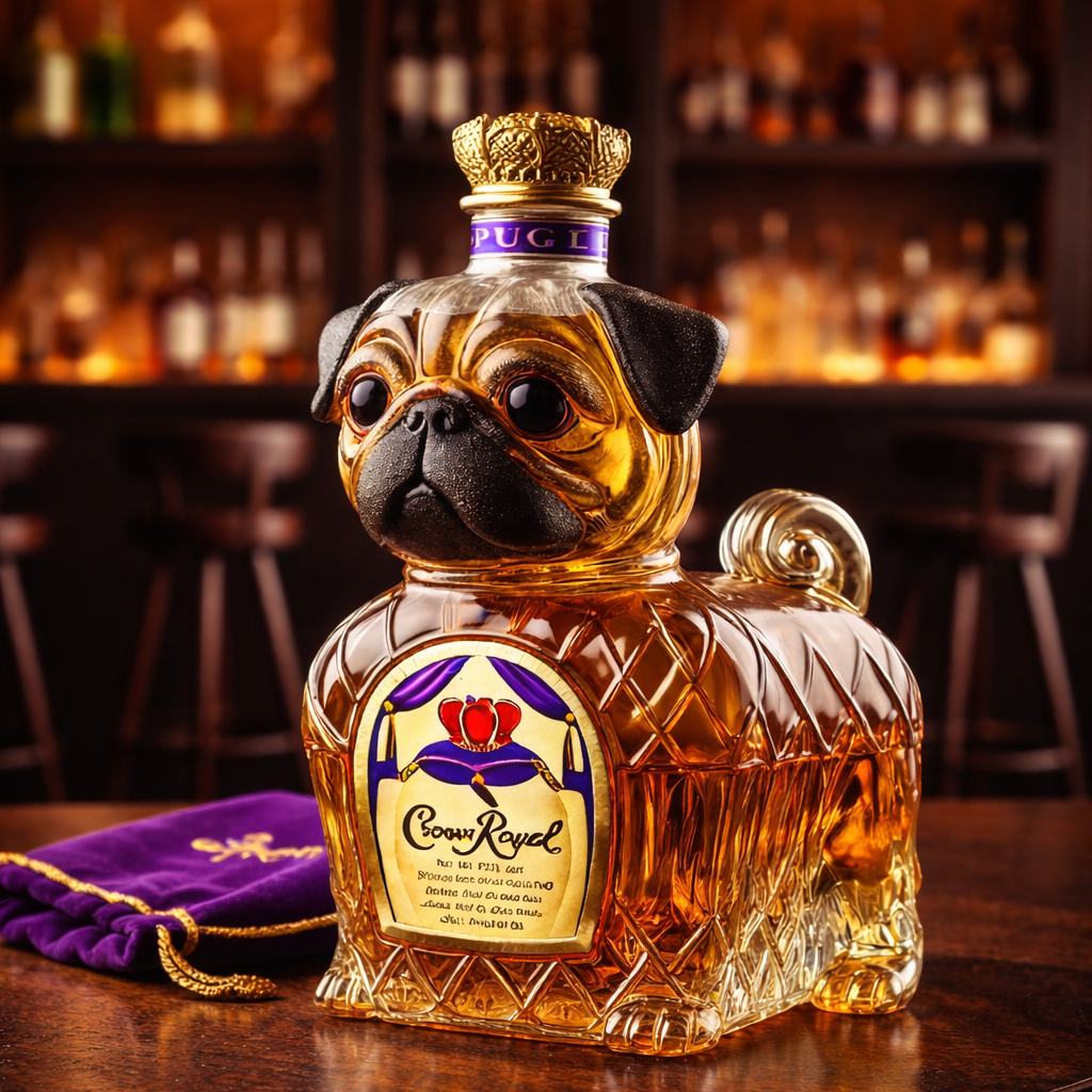 Bottiglia di Whisky - Edizione Bulldog Francese