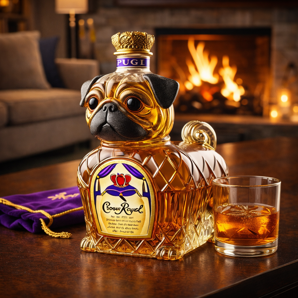 Bottiglia di Whisky - Edizione Bulldog Francese