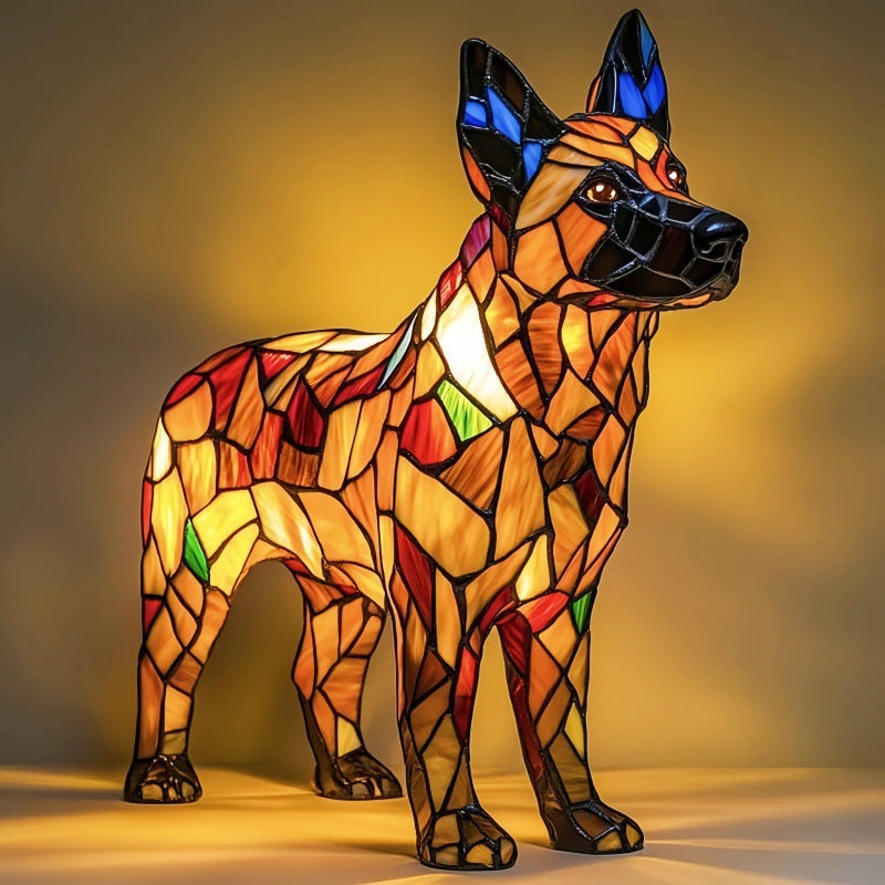 Bandit | Lampada per cane Magisk in vetro colorato