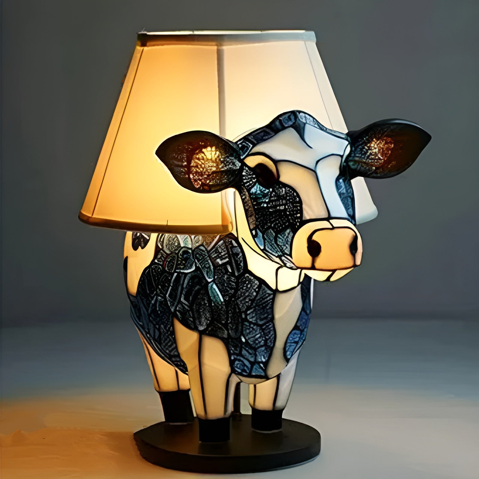 Marguerite | Lampada Magisk a forma di mucca in vetro colorato