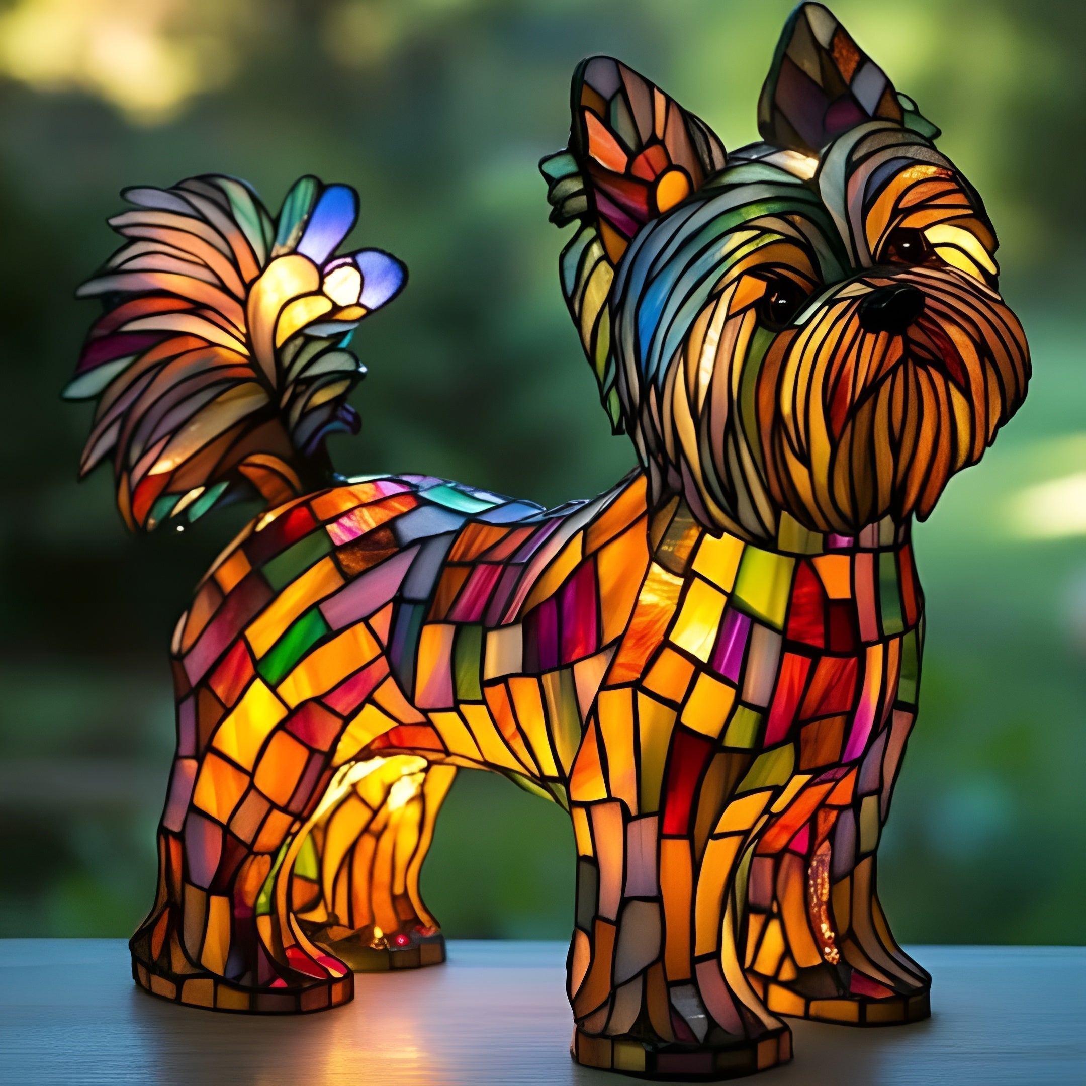 Lili | Lampada per cani Magisk in vetro colorato