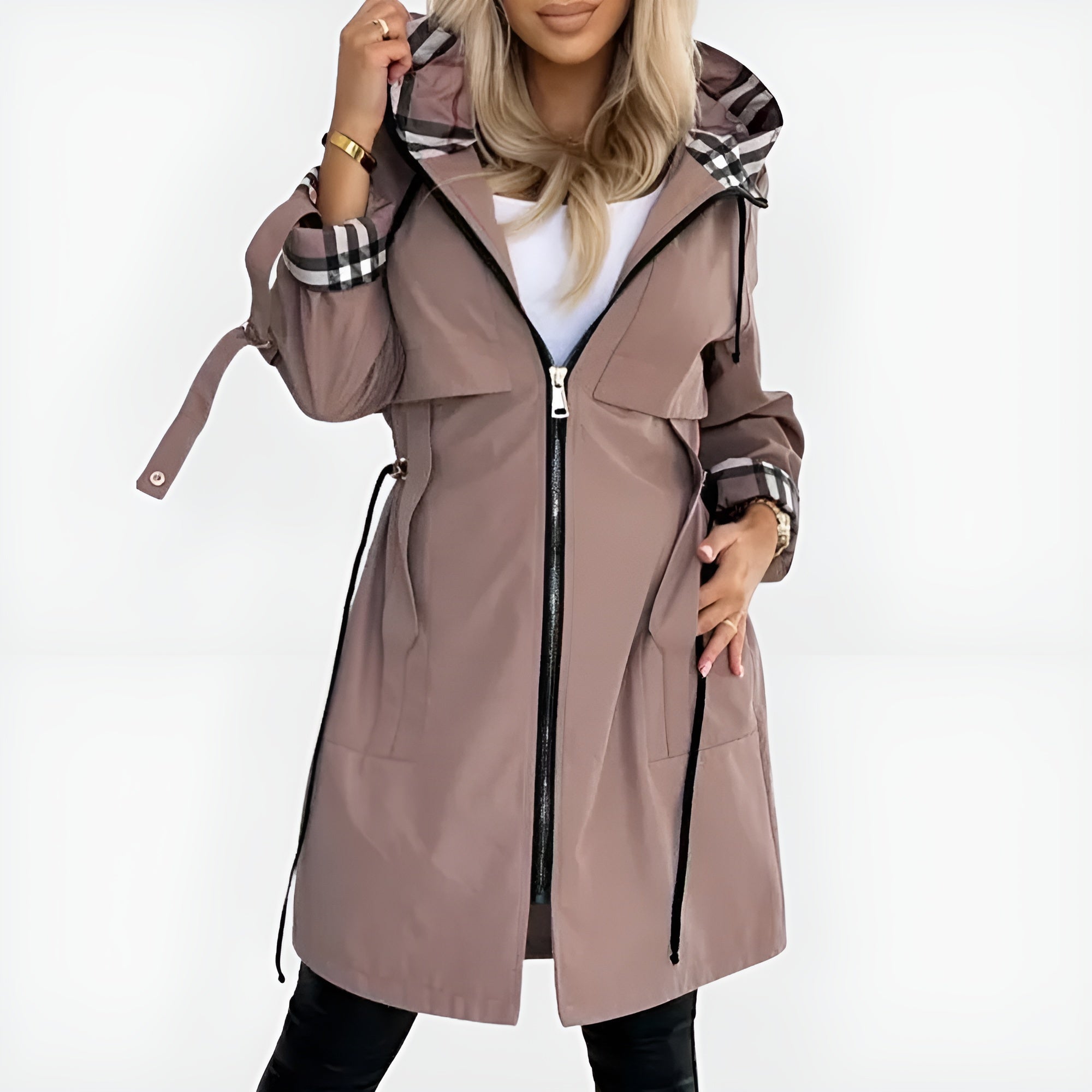Aurélie | Cappotto Donna con Chiusura Frontale