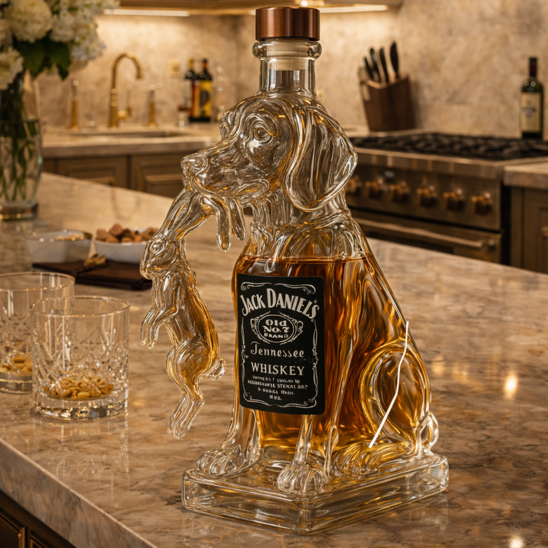 Bottiglia di Whiskey - Edizione Cane