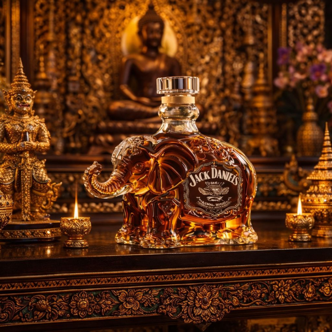 Jack Daniel's Whisky Bottle - Edizione Elefante