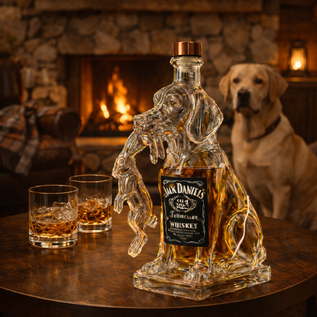 Bottiglia di Whiskey - Edizione Cane