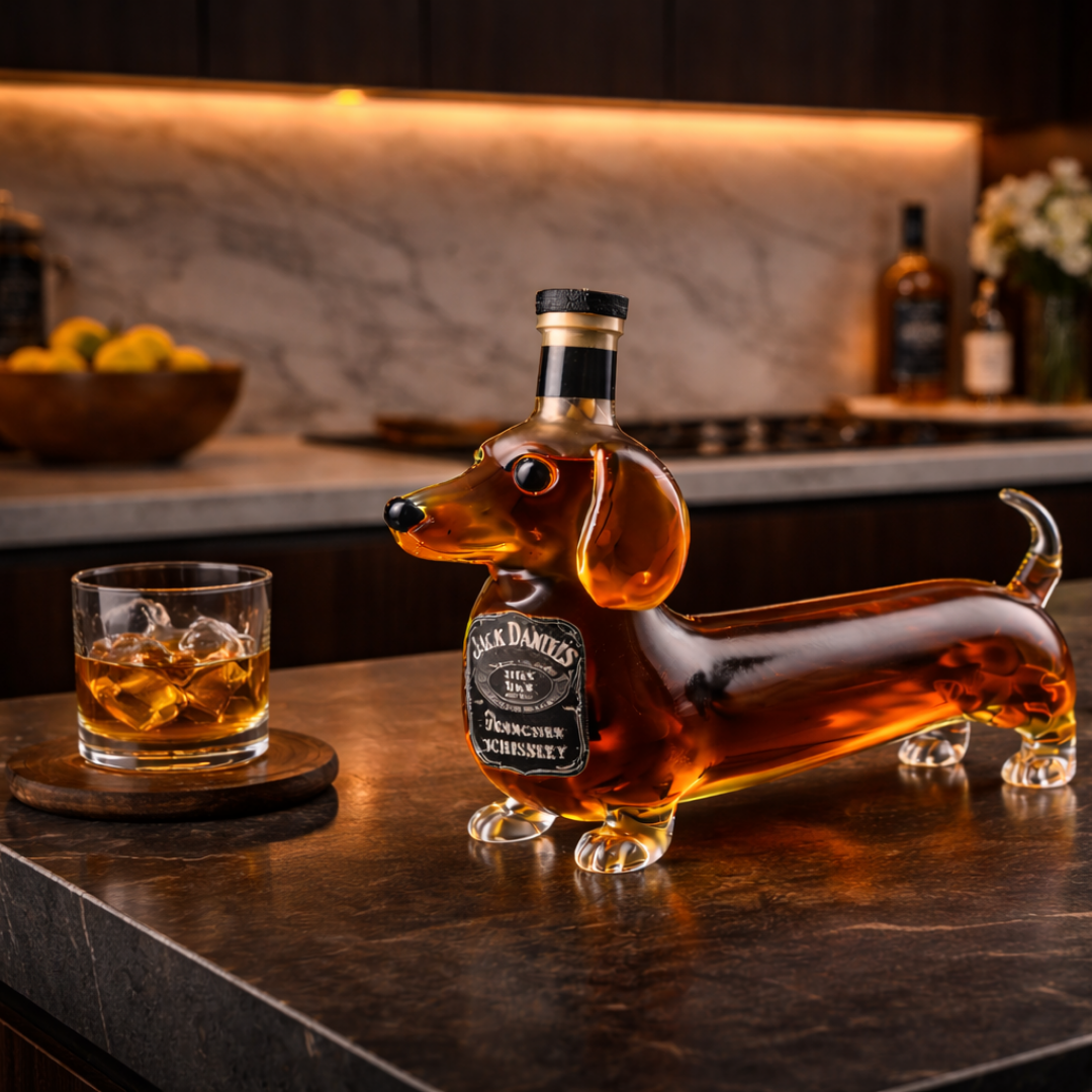 Bottiglia di Whisky Jack Daniel's - Edizione Bassotto