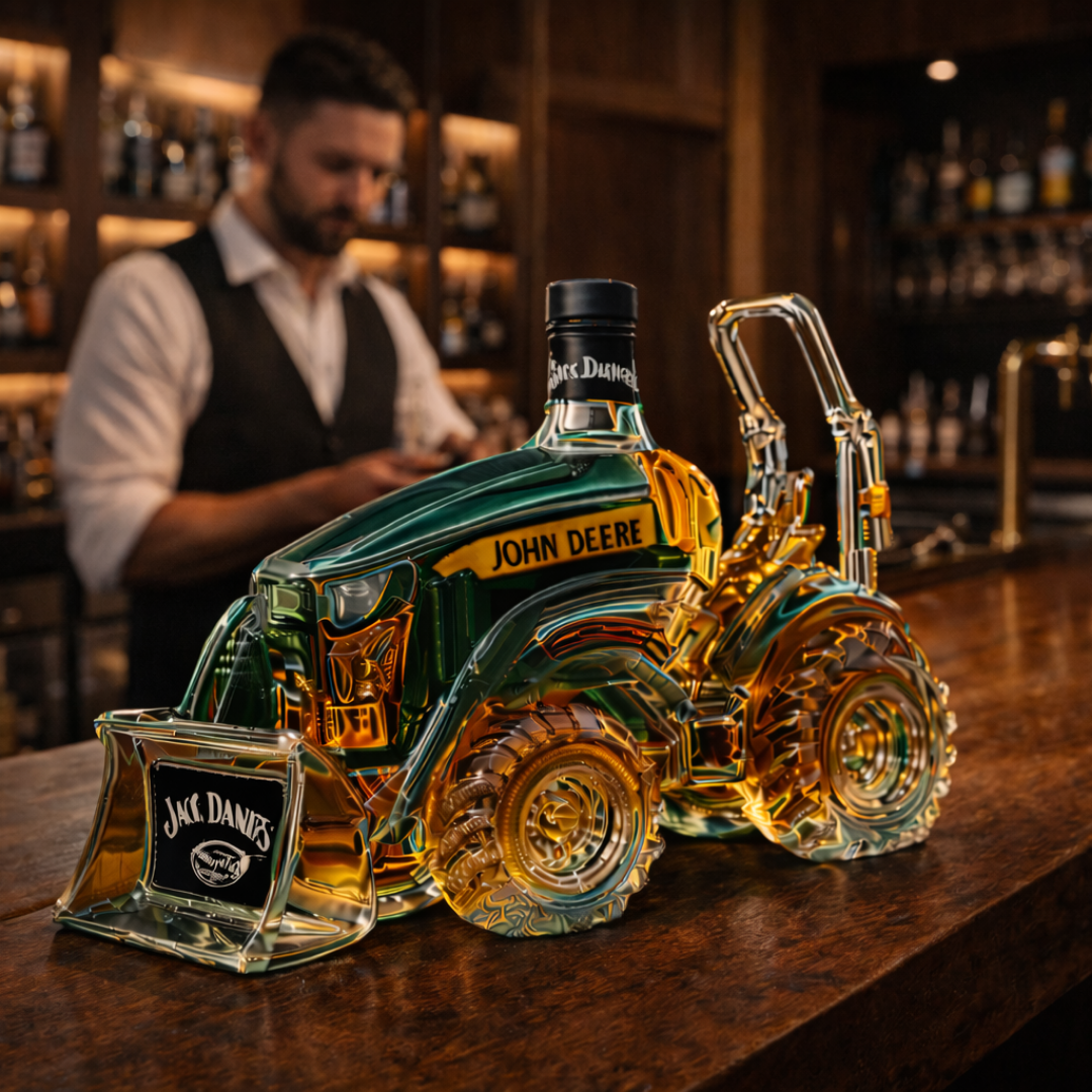 Jack Daniel's Whisky Bottle - Edizione Trattore