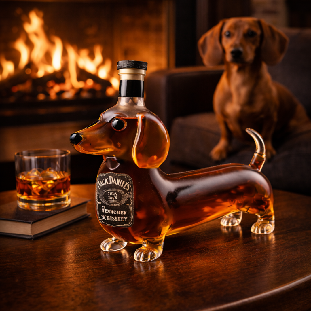 Bottiglia di Whisky Jack Daniel's - Edizione Dachshund