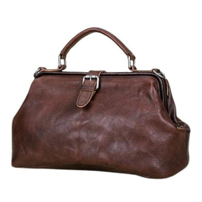 Borsa a tracolla in vera pelle da donna