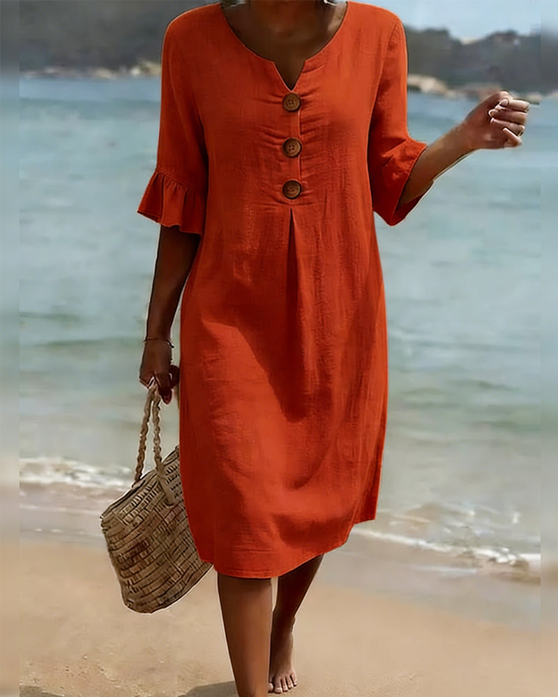 Lucía | Abito elegante in lino