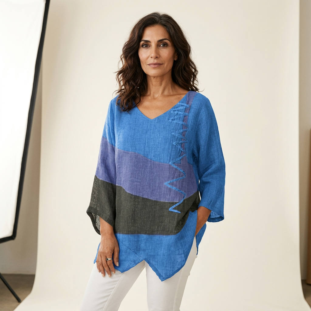 Mariana™  | Elegante Blusa Fatta a Mano
