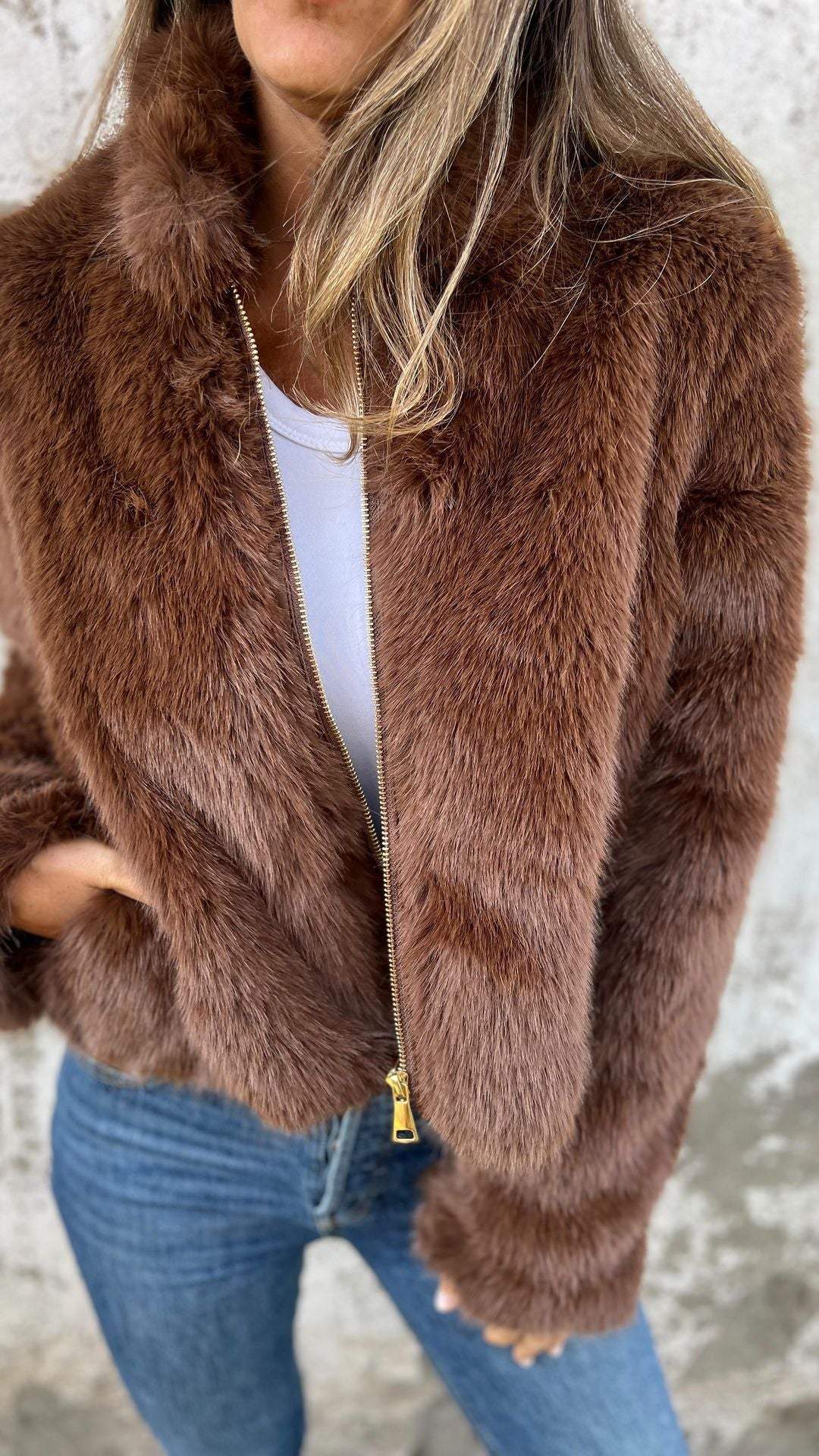 Sara™ | Cappotto di pelliccia di lusso
