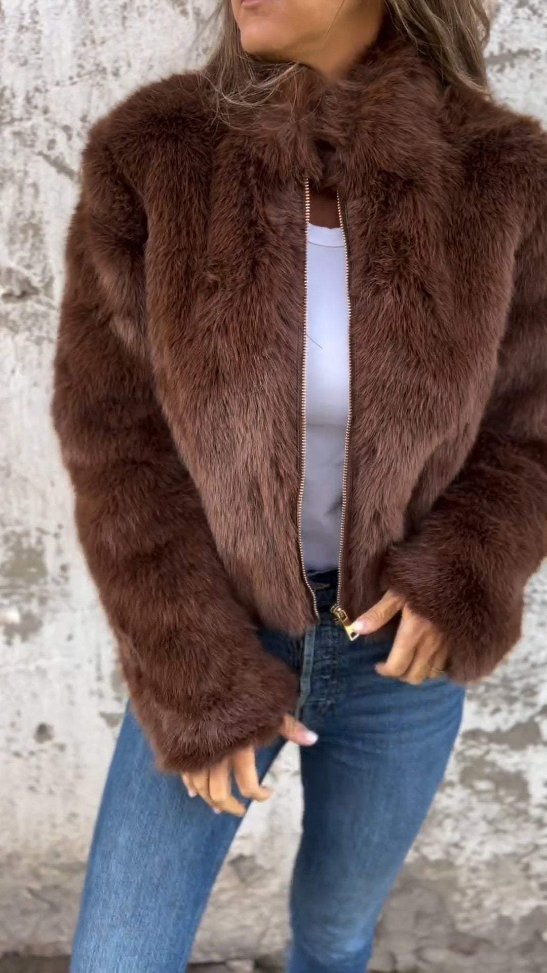 Sara™ | Cappotto di pelliccia di lusso