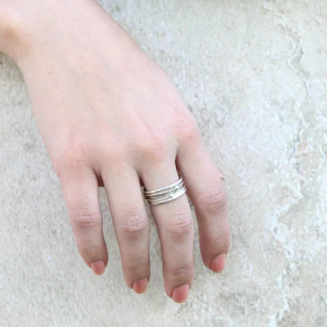SHINE | Anello vintage in argento placcato oro